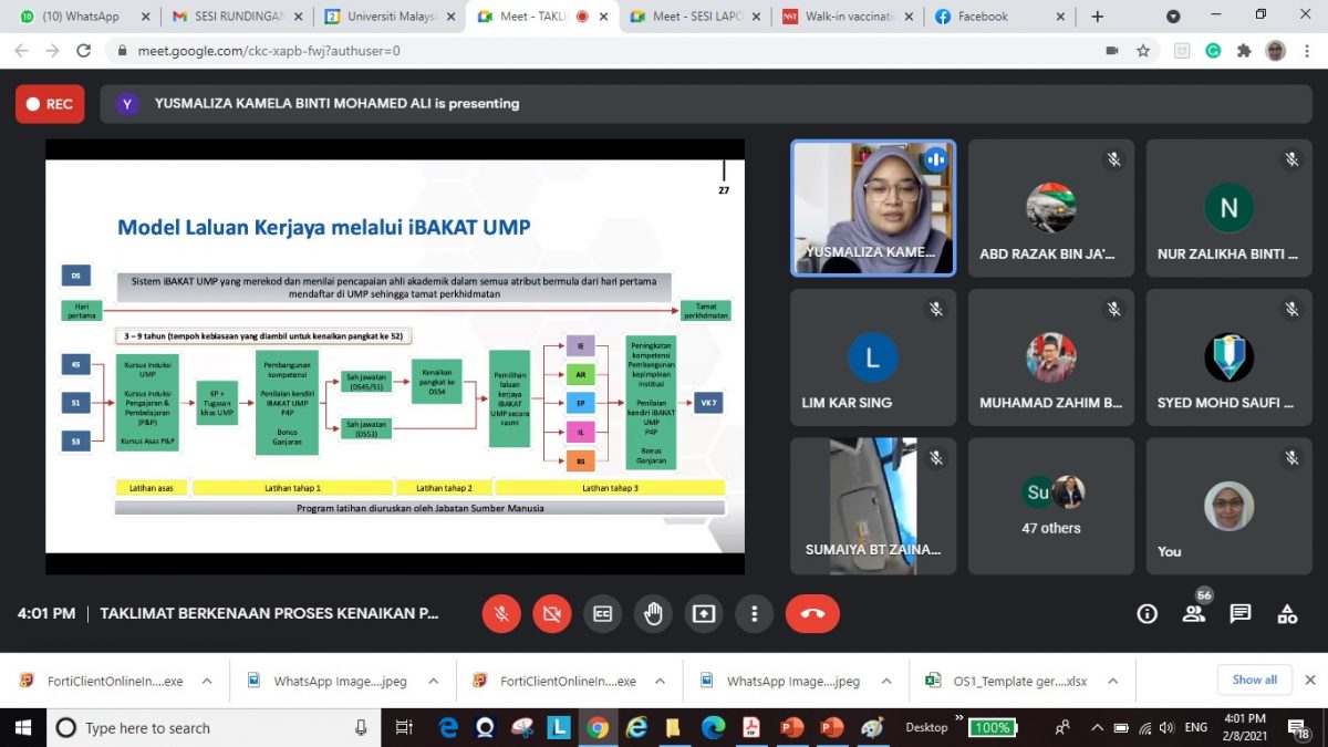 Taklimat Kenaikan Pangkat KKej – Ir. Dr. Nurul Hazlina Noordin