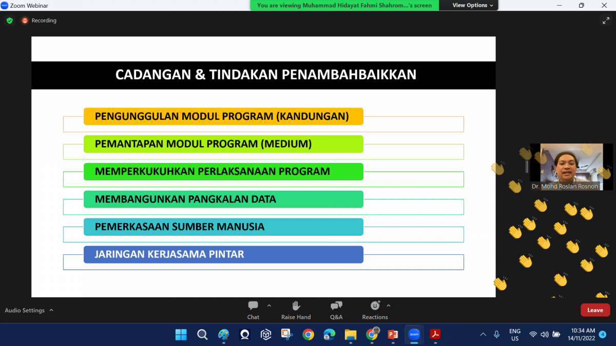 MCMC Klik Dengan Bijak Impact Presentation – Ir. Dr. Nurul Hazlina Noordin